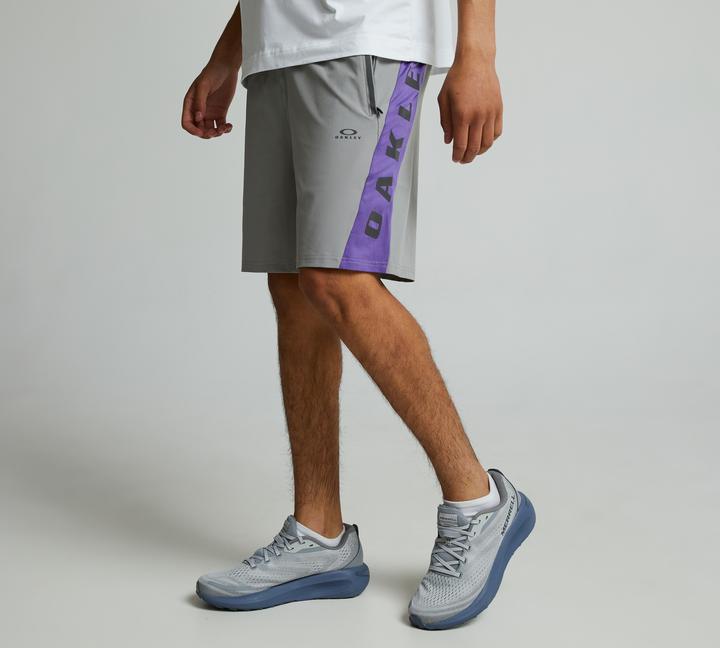 OAKLEY TRAINING SIDE PANEL SHORT - CEMENT/ FLUORITE