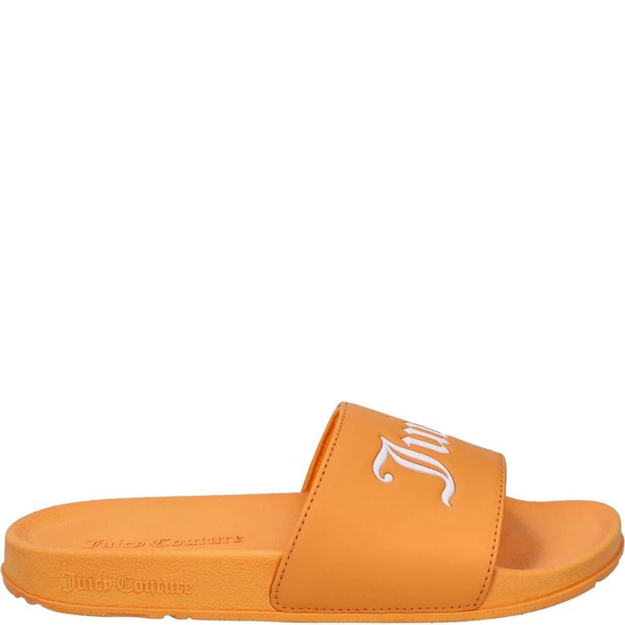 JUICY COUTURE CARMEN COLLEGIATE SLIDE - PAPAYA