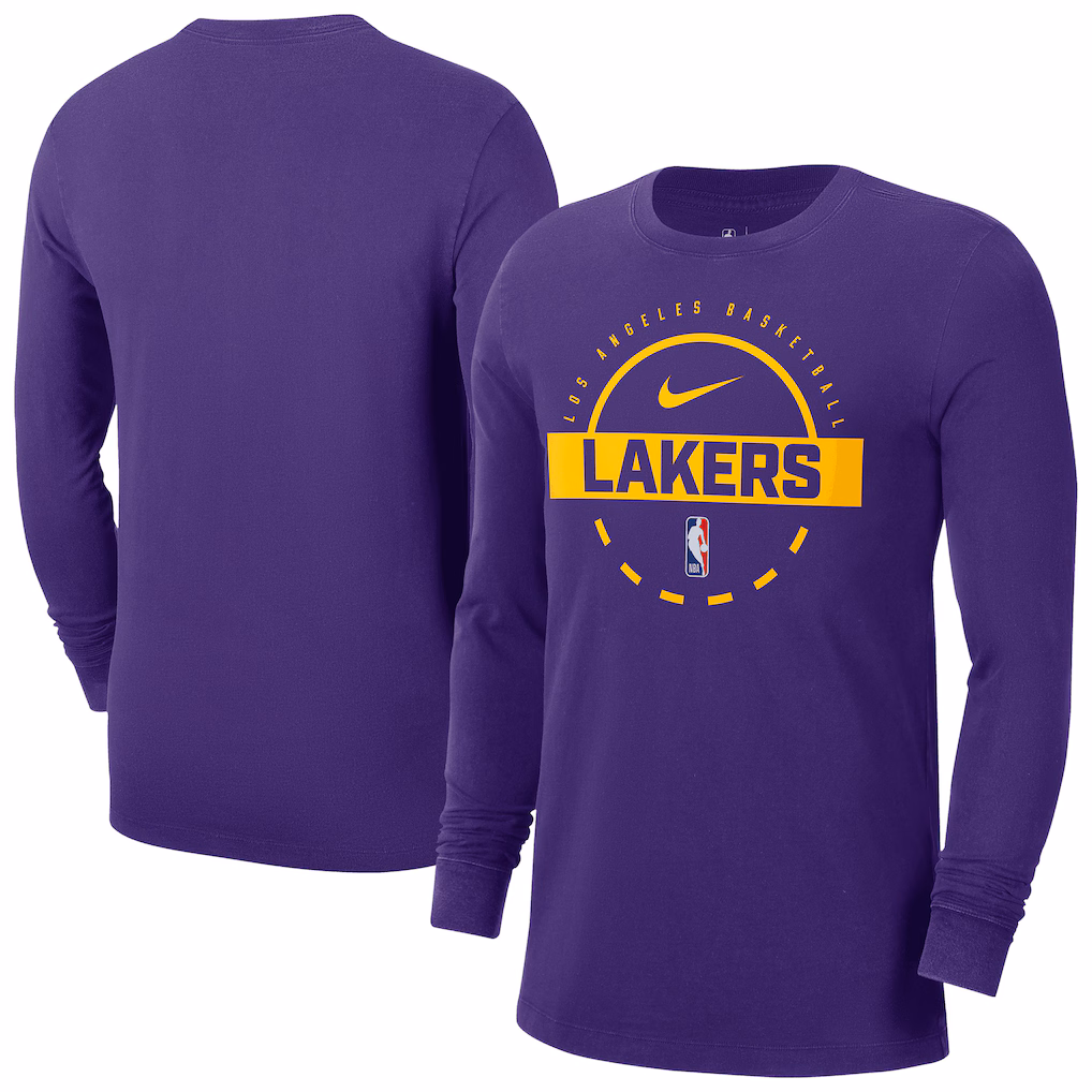 NIKE BASKETBALL LA Lakers L/S Tee - Court Purple
