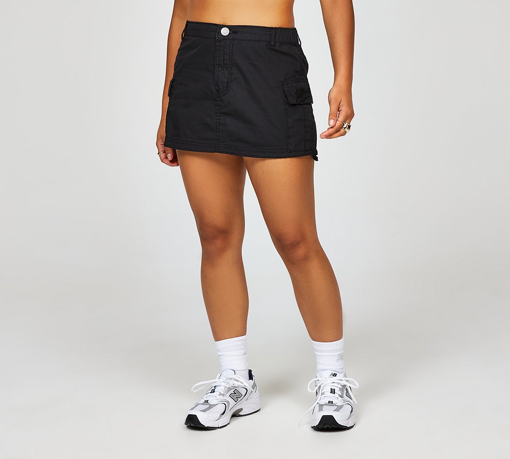 MERCIER PERRIER CARGO TWILL SKIRT - BLACK