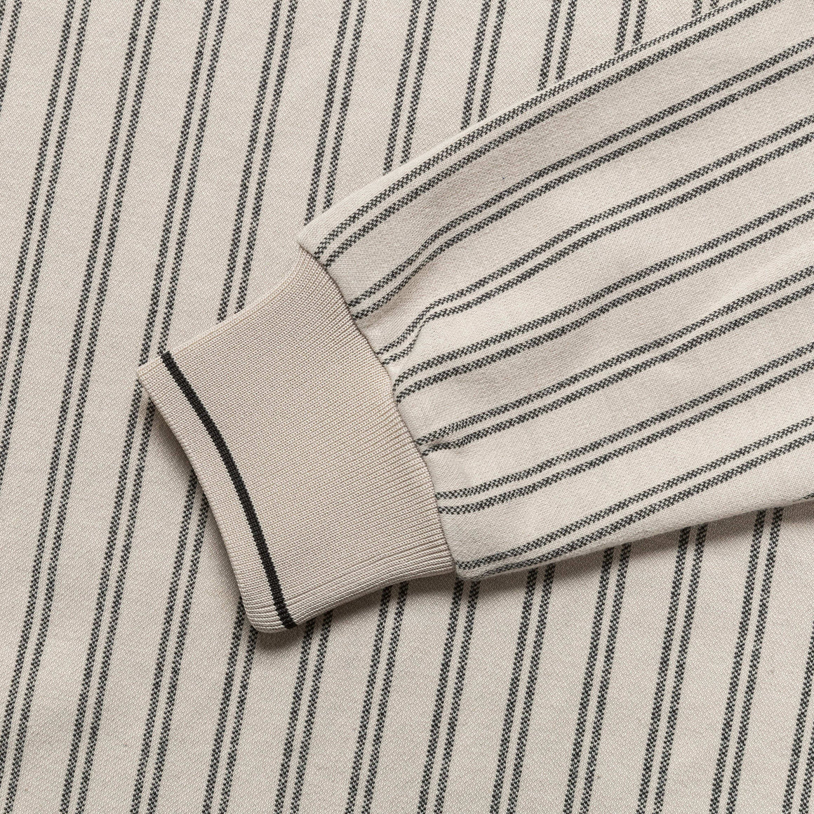 METALWOOD RIBBED LS POLO - TAN