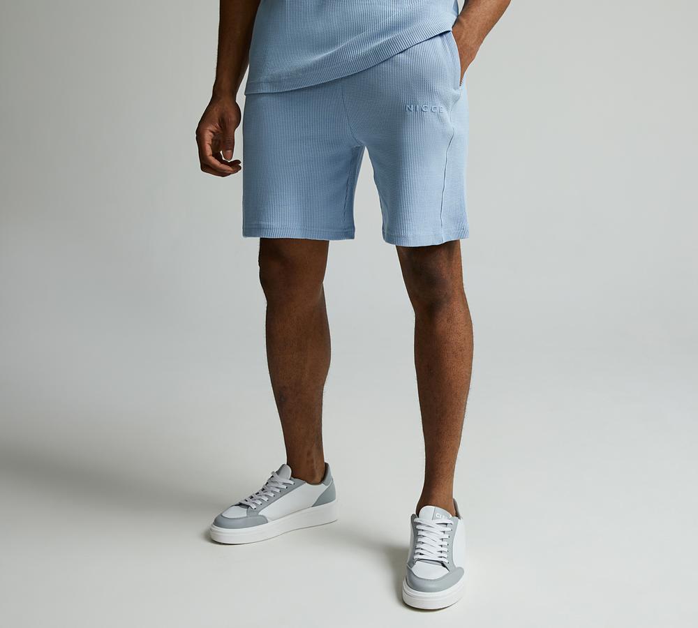 NICCE WAFFLE SHORT - BLUE
