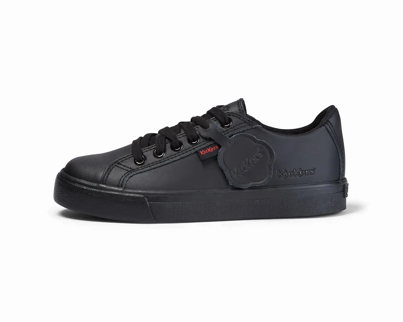KICKERS INF TOVNI LACER LTH BLACK - BLACK