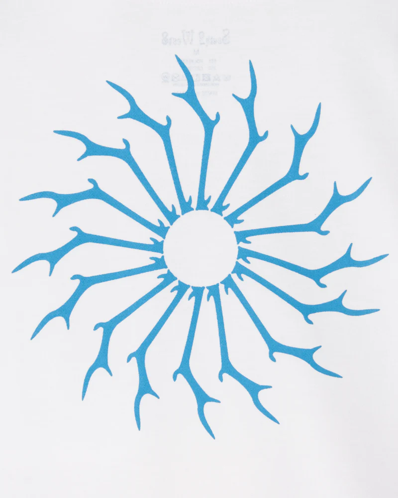 SOUTH2 WEST8 L/S ROUND POCKET TEE - CIRCLE HORN - WHITE
