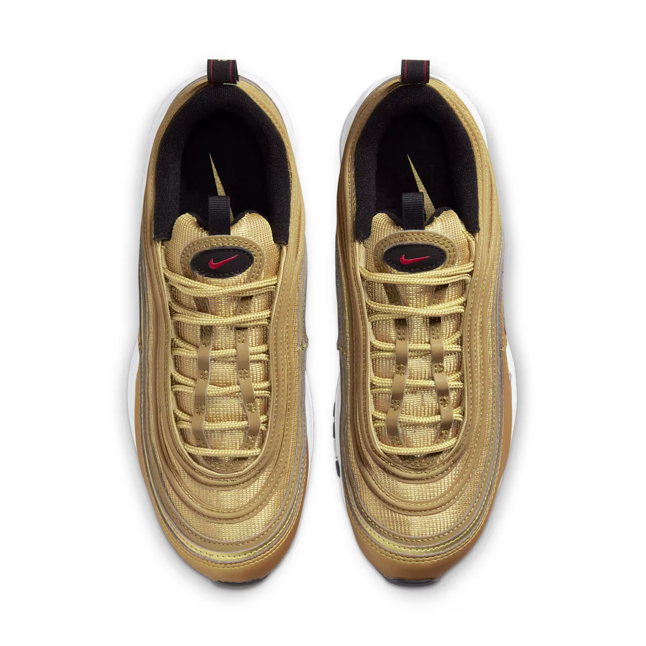NIKE W NIKE AIR MAX 97 OG -  MTLC GOLD/VARSITY RED-BLACK-WHITE