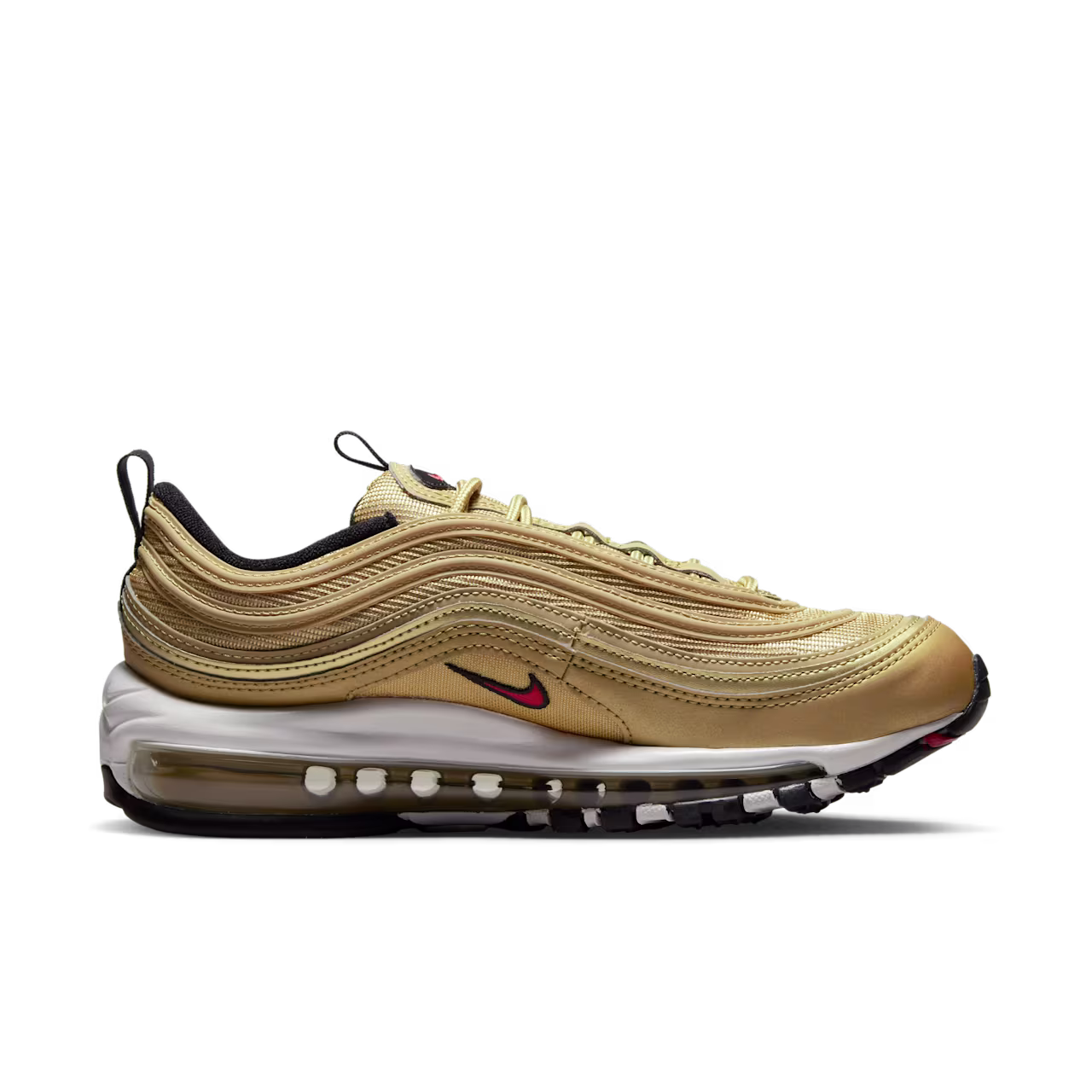 NIKE W NIKE AIR MAX 97 OG -  MTLC GOLD/VARSITY RED-BLACK-WHITE