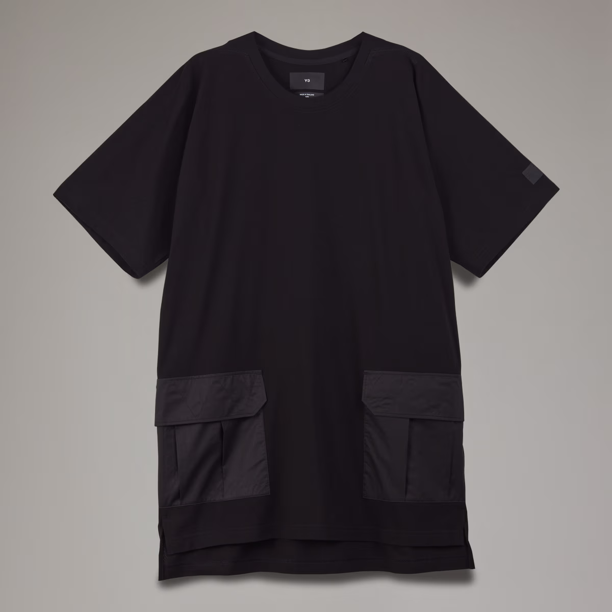 ADIDAS x Y-3 CREPE JERSEY SHORT SLEEVE POCKET T-SHIRT